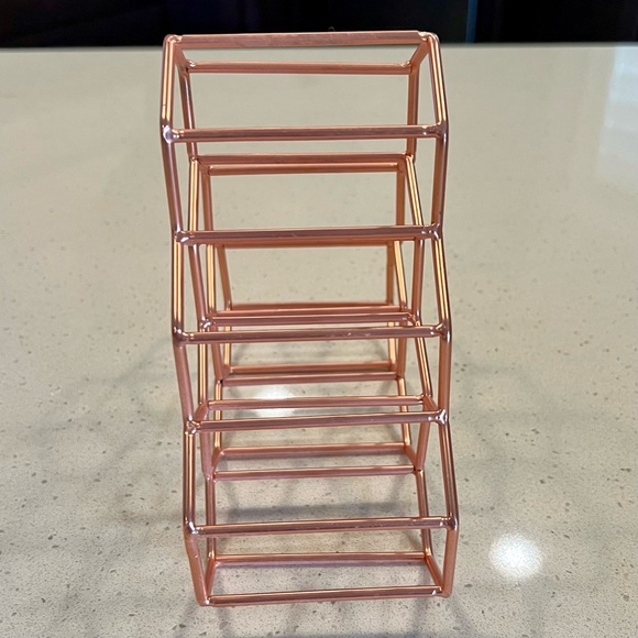 Geometric Copper Spice Rack NWOT - Picture 2 of 4